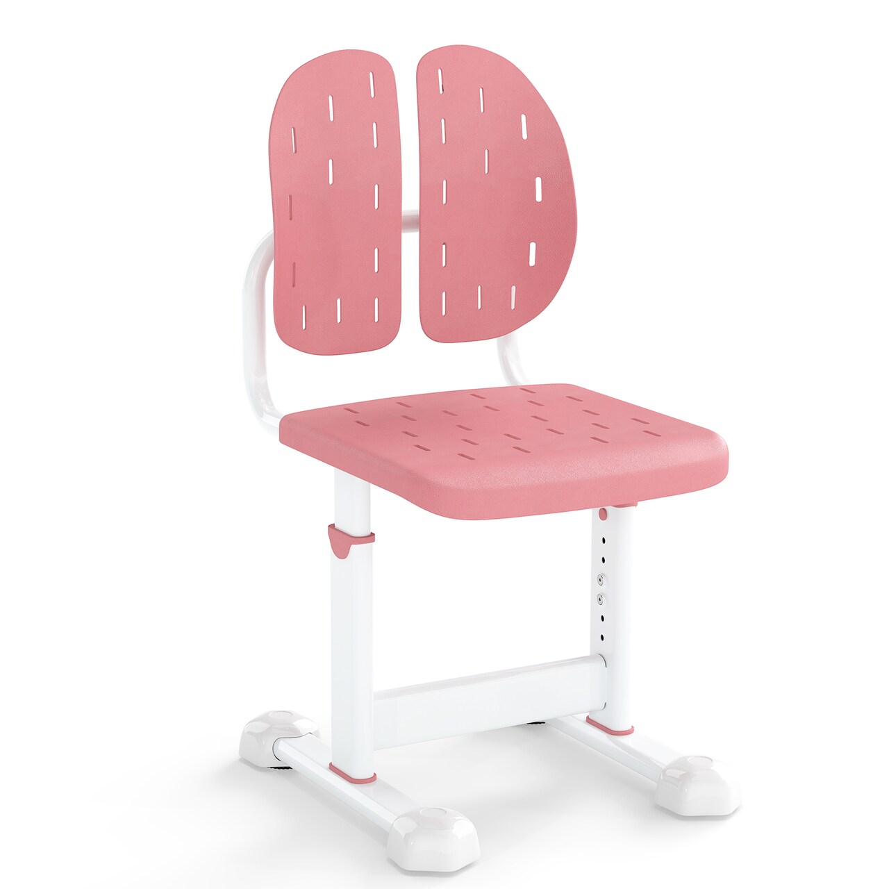Adjustable Ergonomic Kids Study Chair with Double Backrest & Height Adjustable Seat